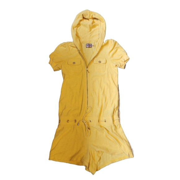 Yellow terrycloth Juicy Couture romper - Picture 1 of 13